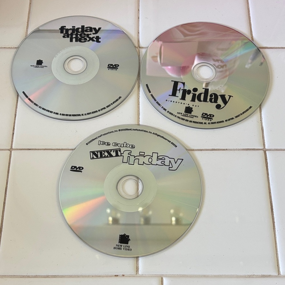 Friday Trilogy DVD Discs - Friday / Next Friday / Friday After Next